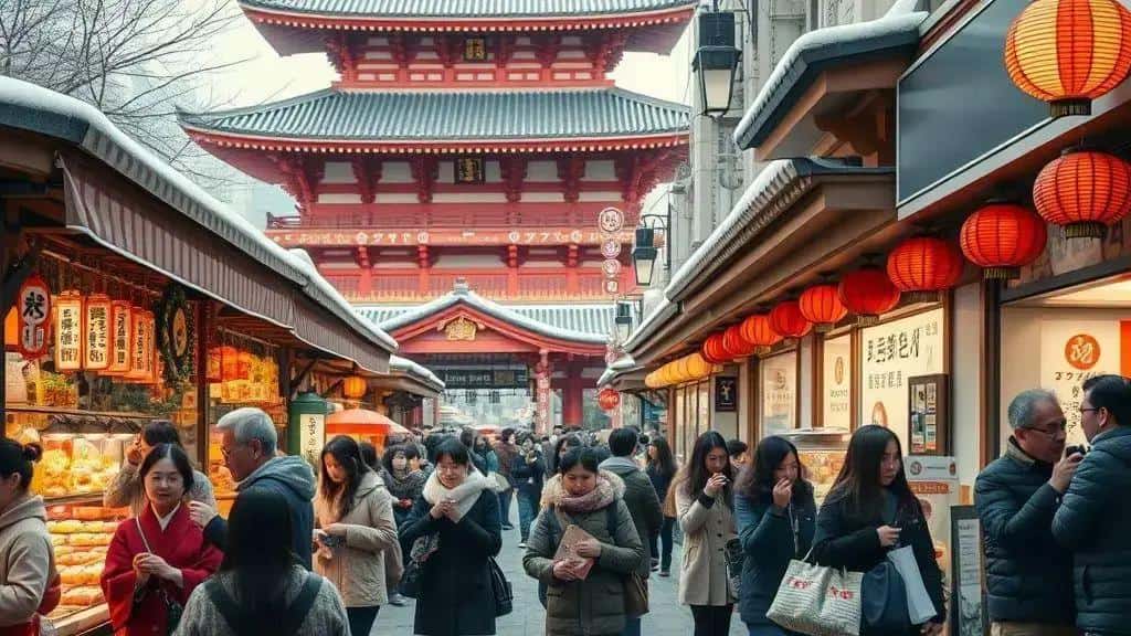 Eventos e lugares para celebrar em Tóquio: templos, mercados e festivais