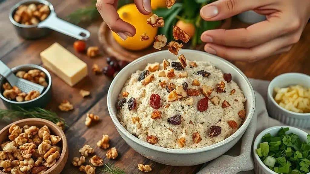 Farofa de frutas secas e castanhas (ingredientes e preparo)