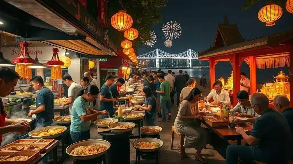 Gastronomia e tradições tailandesas para a noite: pratos, rituais e etiqueta
