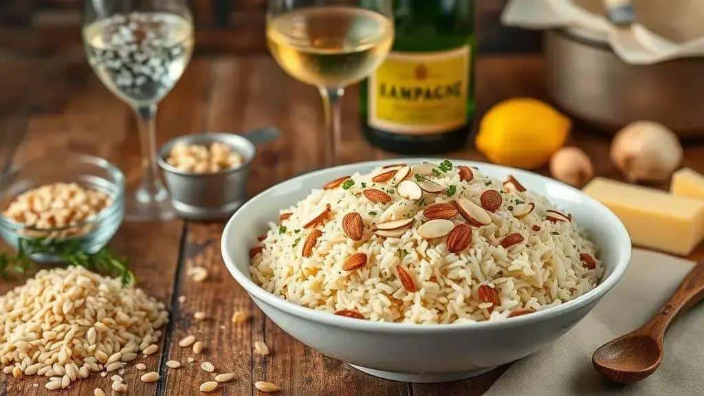 Ingredientes da receita Arroz com Champagne