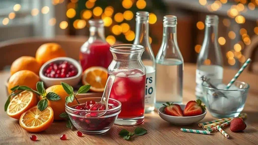 Ingredientes do coquetel réveillon kids