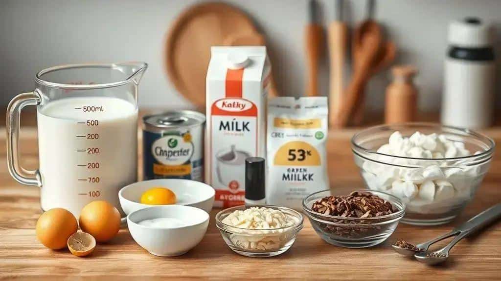 Ingredientes do pavê tradicional