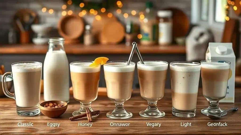 Ingredientes e modo de preparo das 6 gemadas (seção com subreceitas)