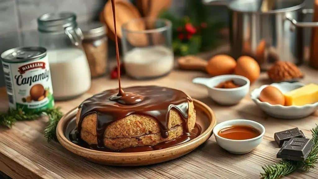 ingredientes e modo de preparo do brigadeirão de Natal