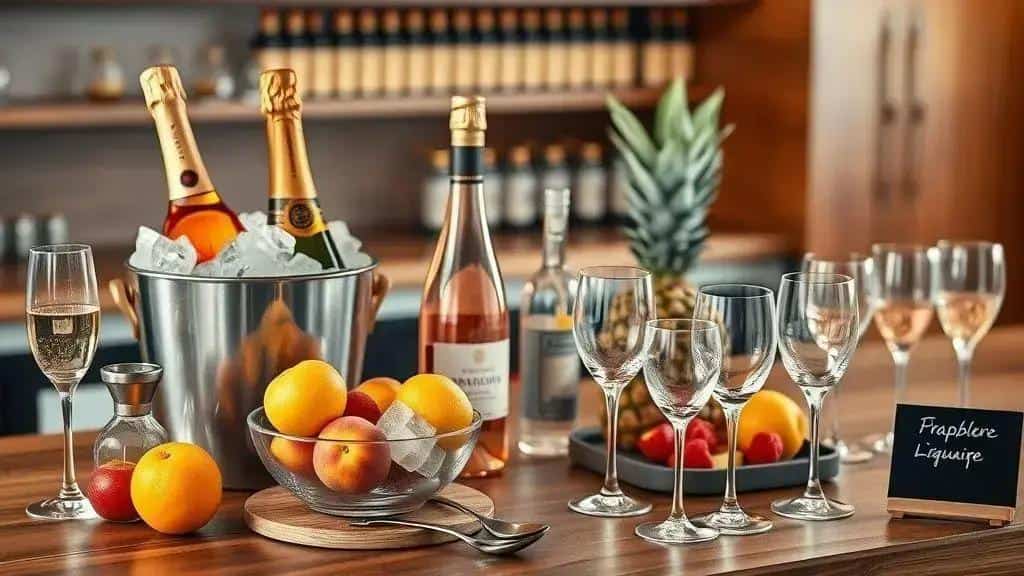 Ingredientes essenciais e dicas de compra para drinks com espumante