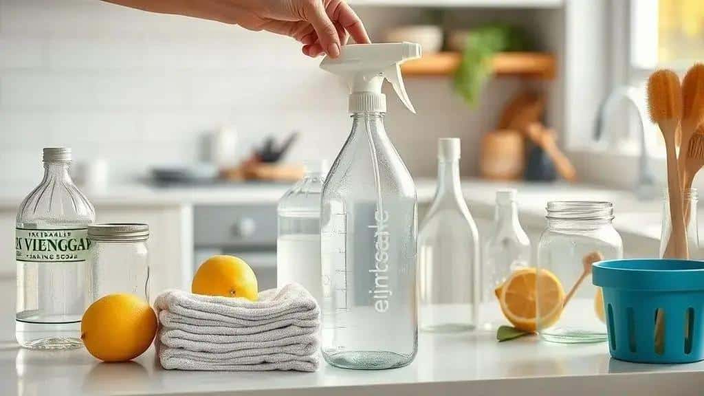 Limpeza sustentável: produtos caseiros e reaproveitamento