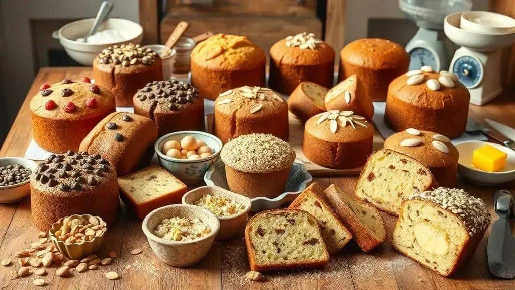 Lista das 12 receitas de panetone para 2025 (visão geral)