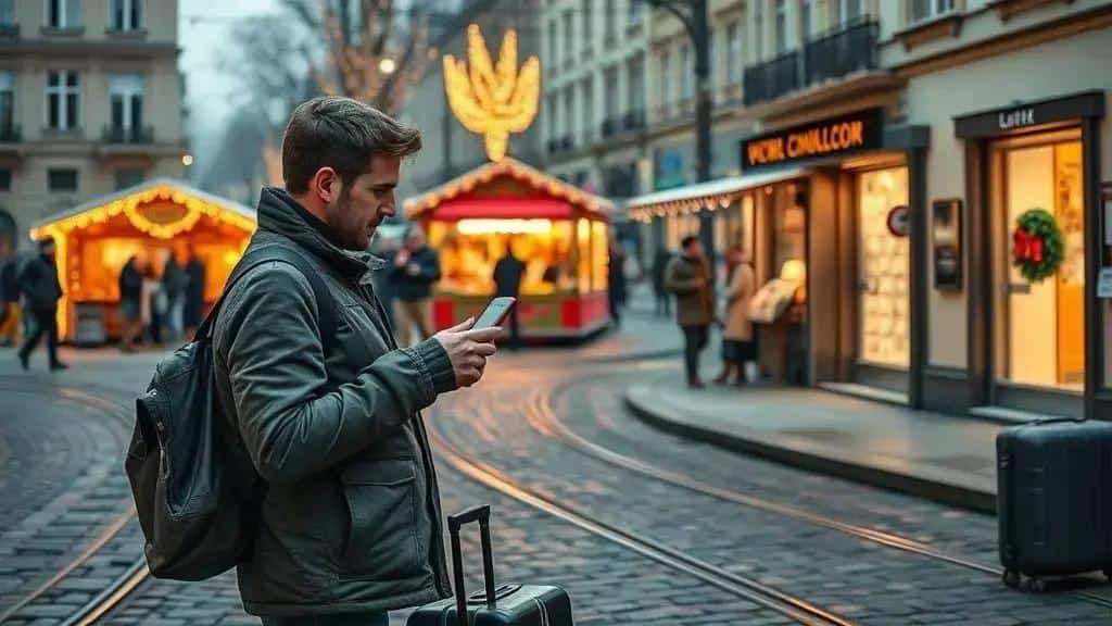 Localização, acesso a eventos natalinos e mercados de Natal Localização, acesso a eventos natalinos e mercados de Natal