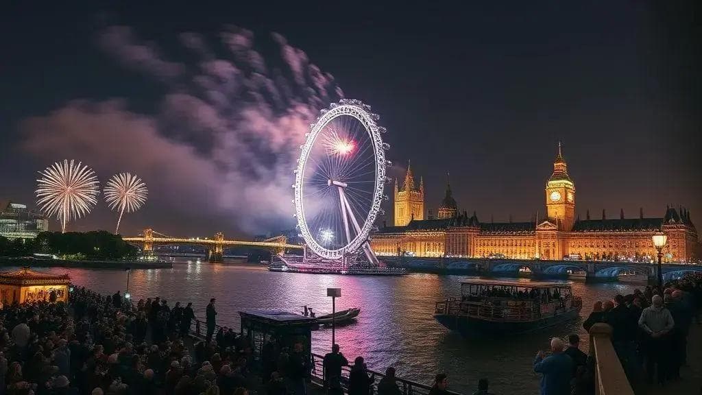 Londres: Fogos no Tâmisa e o London Eye - Ingresso e Dicas