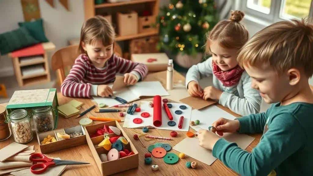 Materiais simples e econômicos para atividades em casa