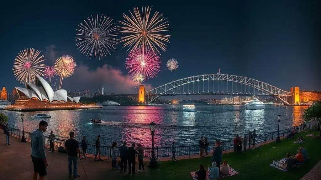 Melhores pontos para ver o show (Harbour Bridge, Opera House e bairros)
