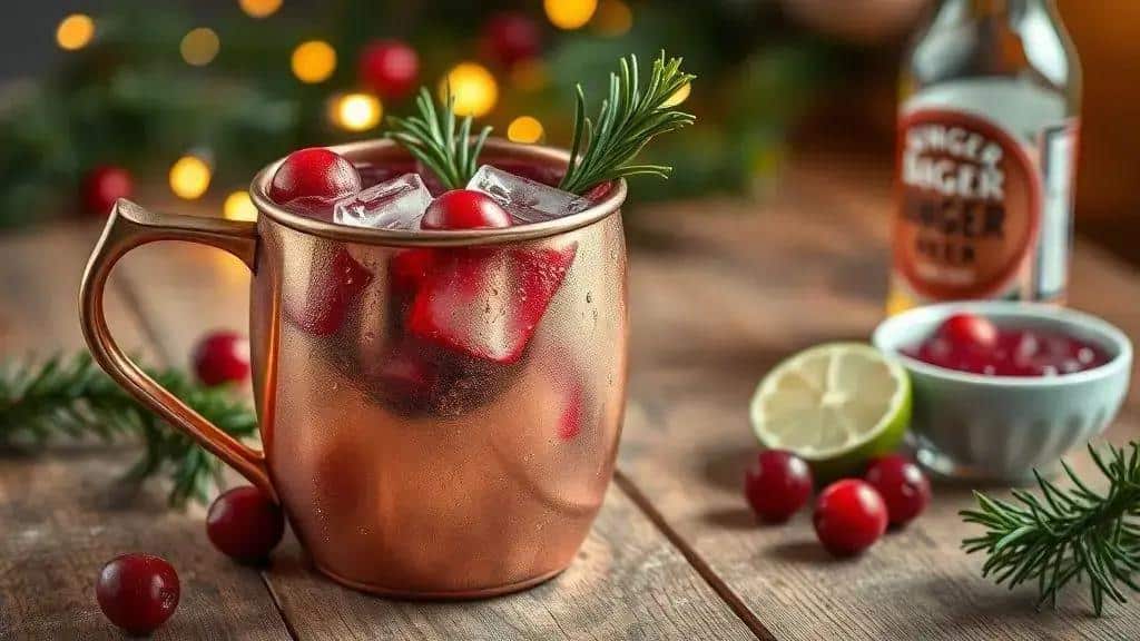 Moscow mule de natal: ingredientes e como preparar