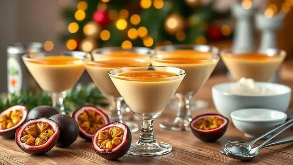 mousse de maracujá com cobertura gelada: ingredientes e preparo