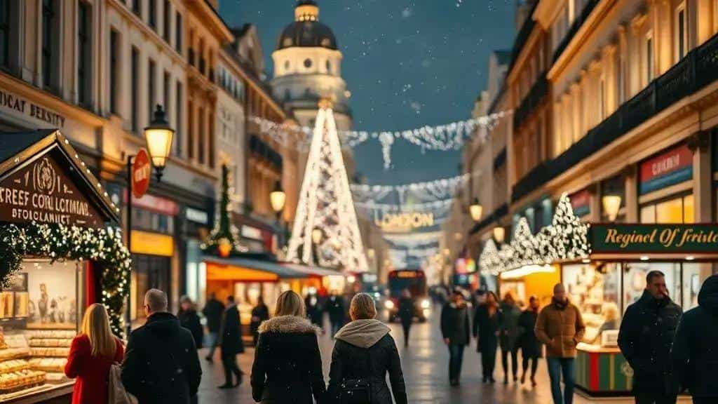 Natal em Londres: Onde ver as luzes e atrações em 2025