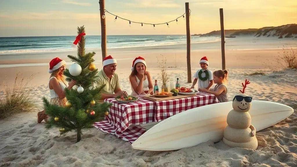 Natal na praia: clima, datas e costumes