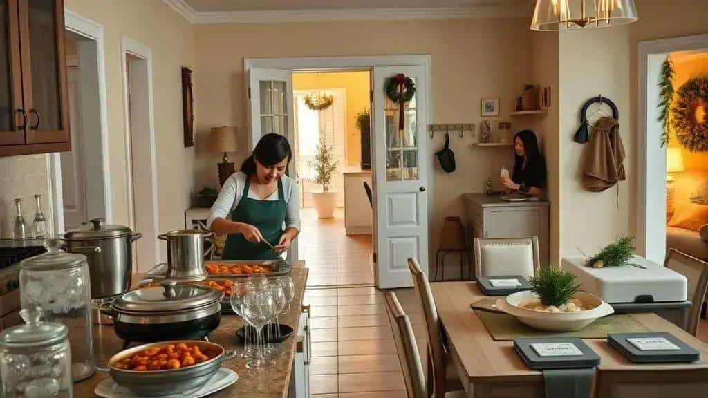 No dia: rotina para receber visitas e evitar correria No dia: rotina para receber visitas e evitar correria