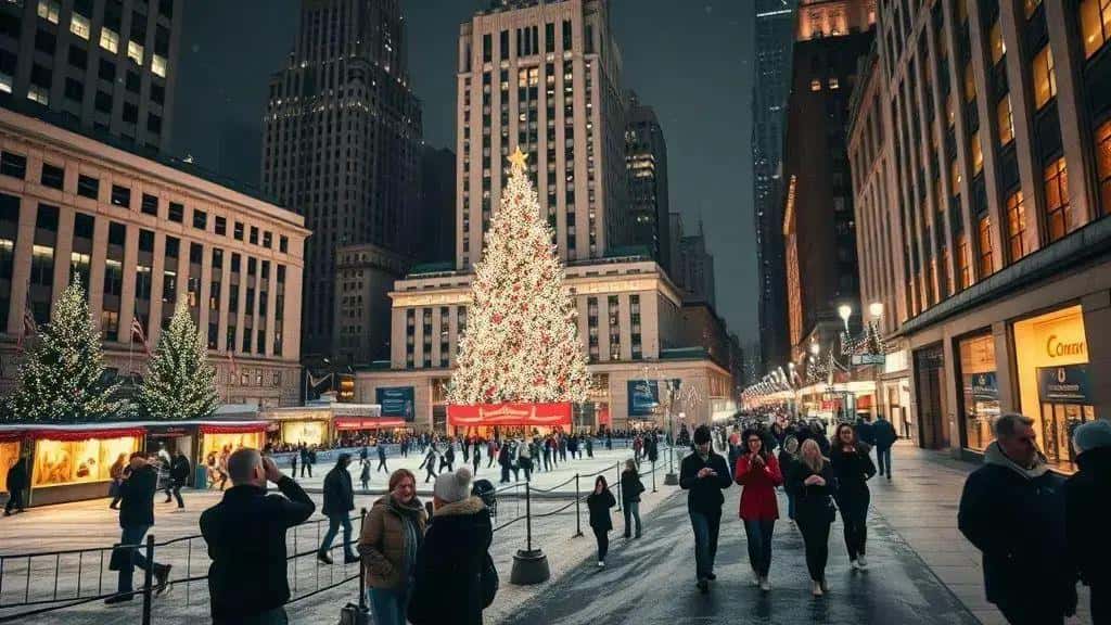 Onde ver as luzes, vitrines e a árvore do Rockefeller Onde ver as luzes, vitrines e a árvore do Rockefeller
