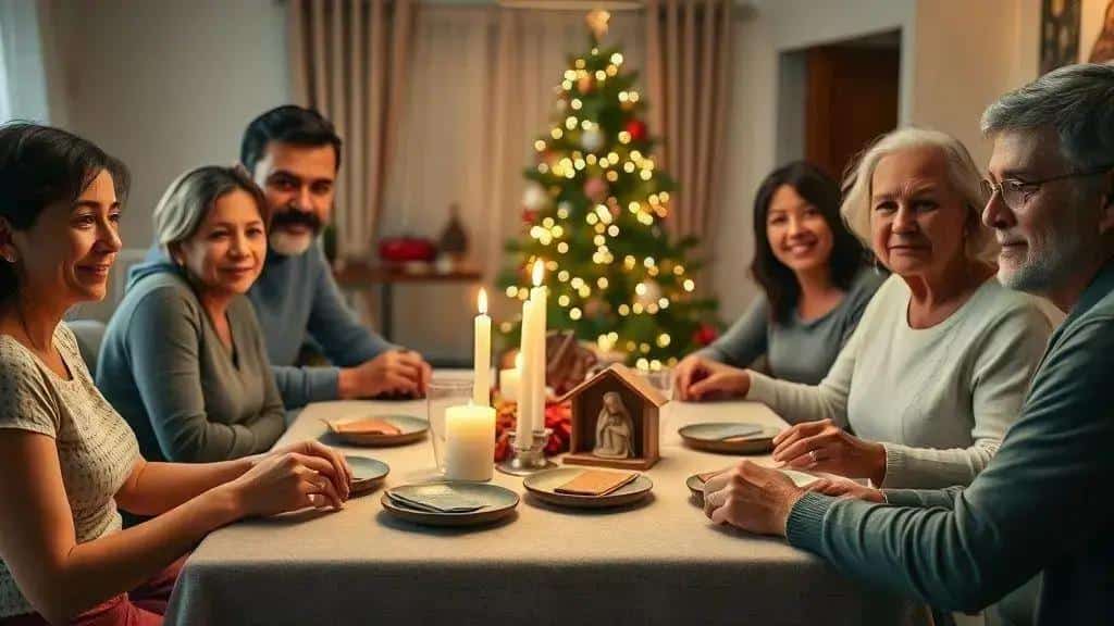 Orações simples para reunir família antes da ceia