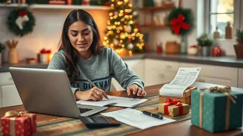 Orçamento de Natal 2025: Passo a Passo Simples para Definir seu Limite de Gastos.