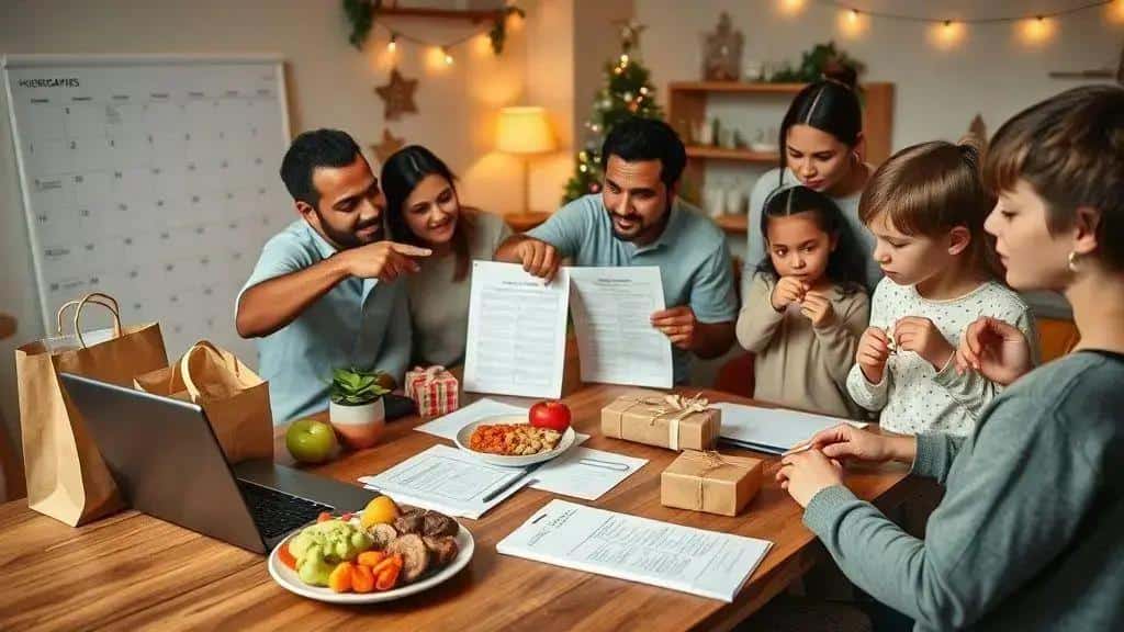 Os 5 passos de planejamento antecipado (cronograma, compras, convidados, ceia, decoração)