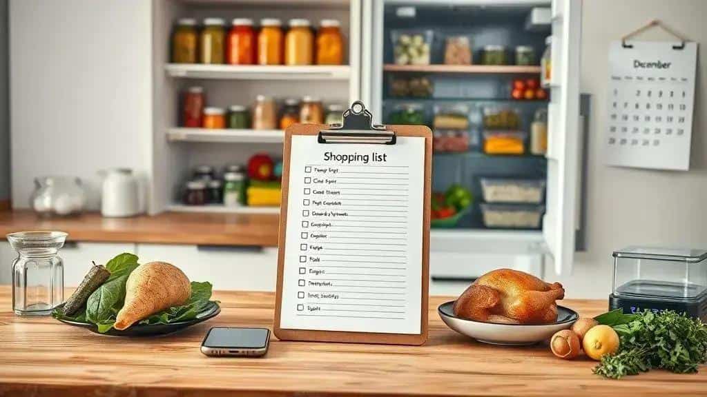 Planejamento prévio: listas, estoque e menu de Natal