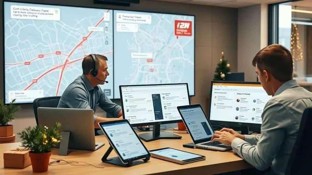 Planos de contingência e comunicação com clientes