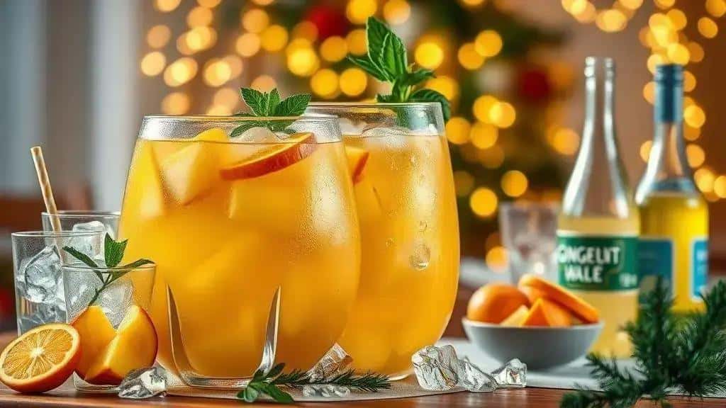 Ponche tropical sem álcool: ingredientes e preparo