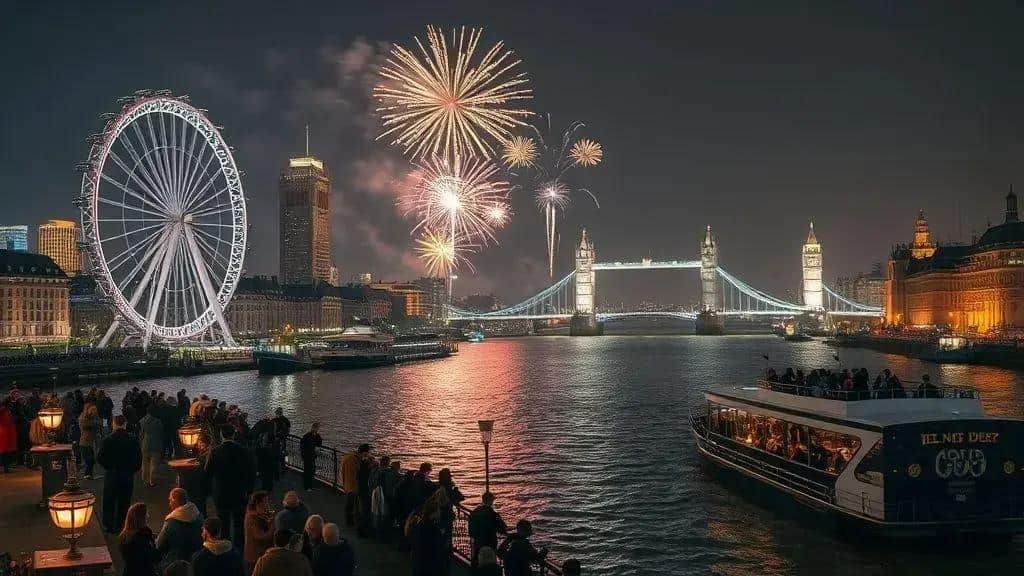 Pontos de observação: onde ver os fogos e o London Eye