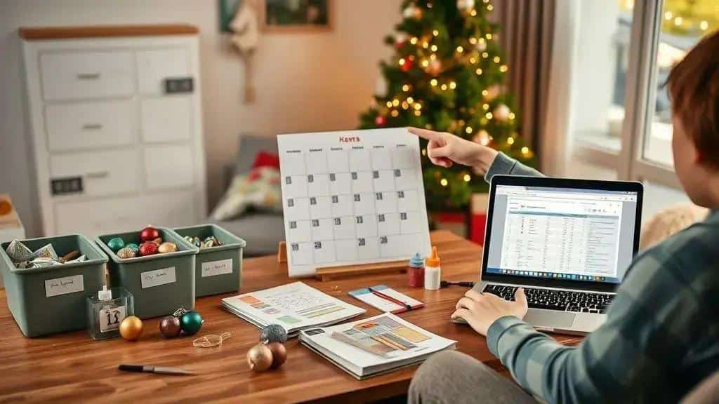 Por que criar um cronograma de decoração de Natal
