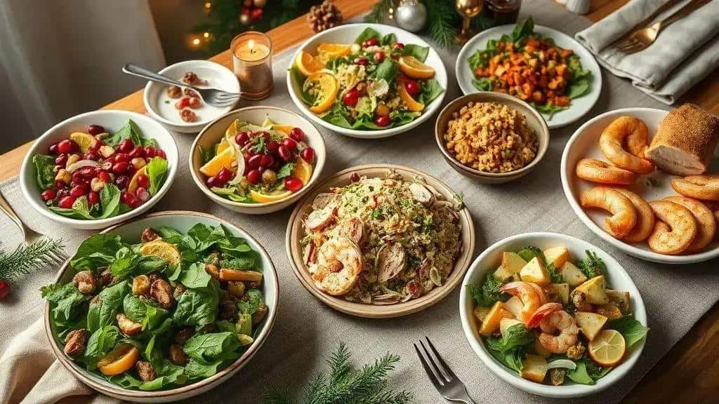 Por que incluir saladas especiais na ceia