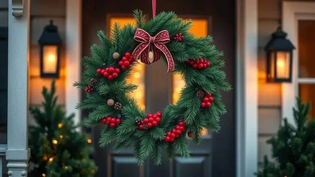 Por que usamos guirlandas na porta no Natal