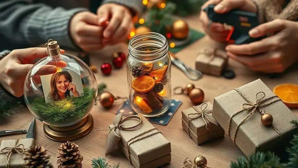 Presentes e lembrancinhas feitos com enfeites reaproveitados