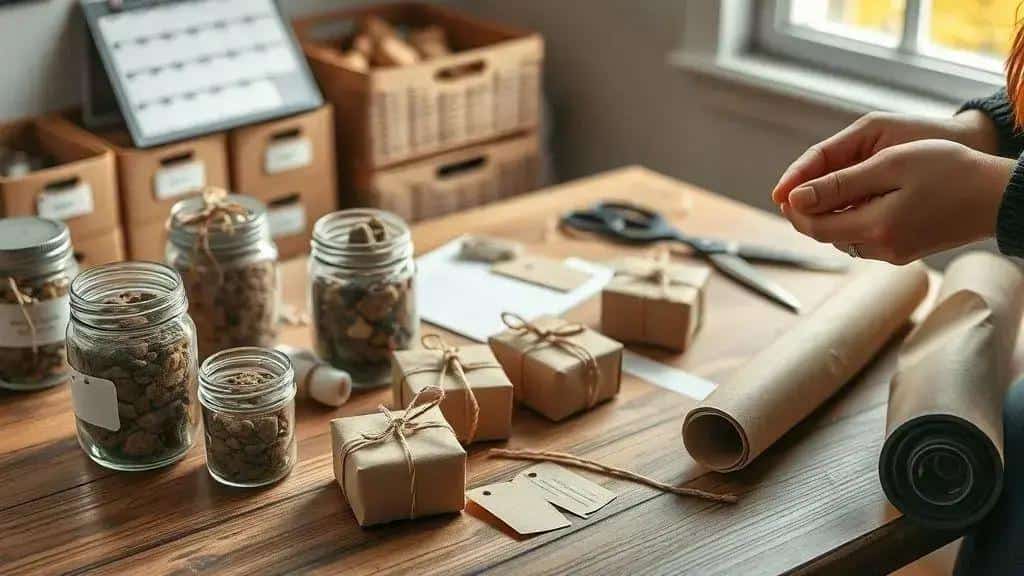 Presentes e lembrancinhas: produção gradual, embalagens e ideias econômicas