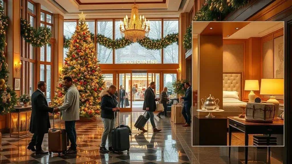 Prós e contras dos hotéis durante o período natalino Prós e contras dos hotéis durante o período natalino