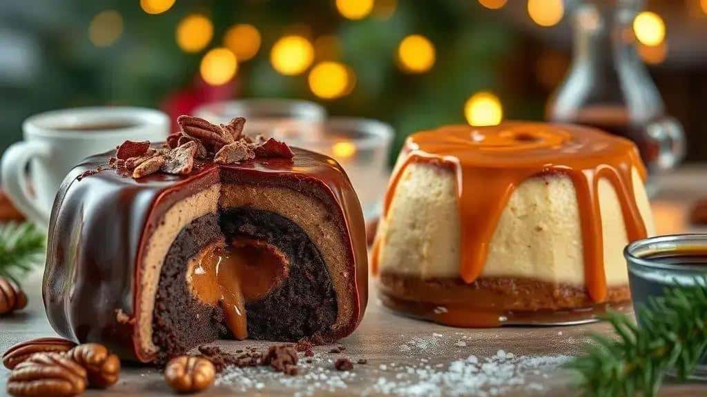 Pudim de chocolate e de doce de leite: dicas rápidas e combinações