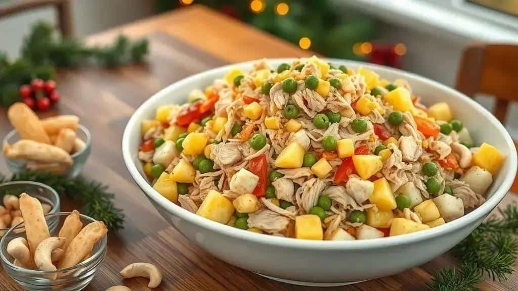 Salpicão tropical com frutas: dicas de combinação e apresentação Salpicão tropical com frutas: dicas de combinação e apresentação