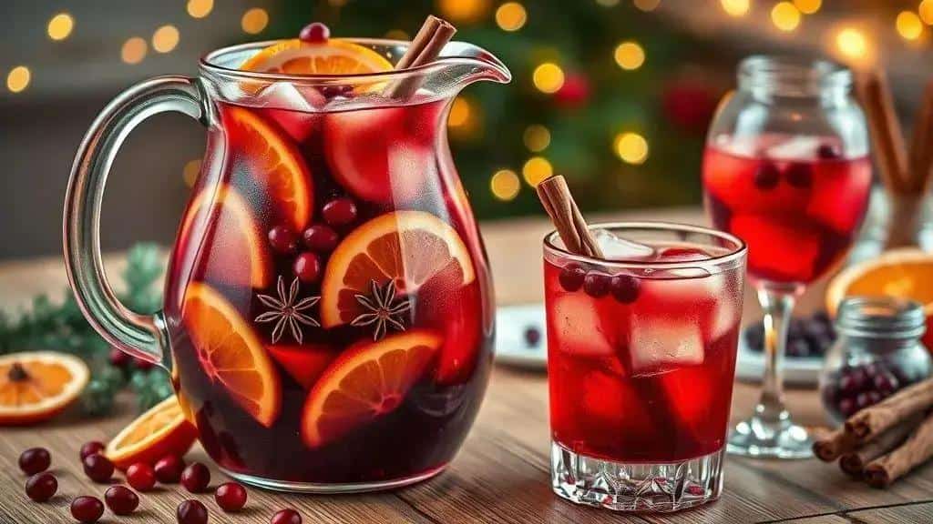 Sangria de Natal com especiarias: ingredientes e como preparar