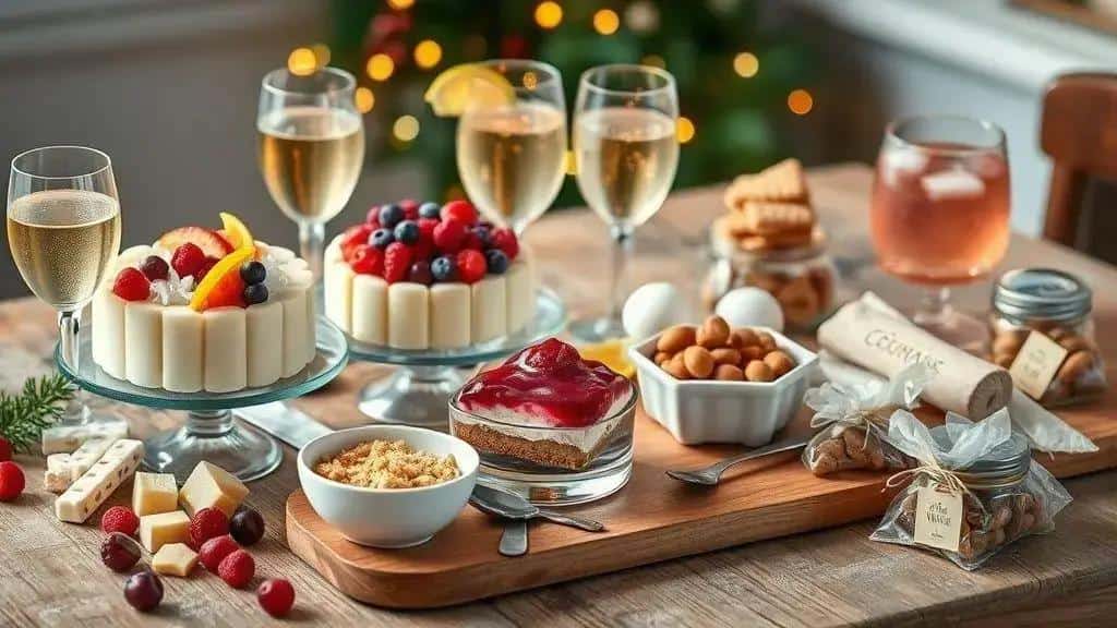 Sugestões de combinações com bebidas e lembrancinhas comestíveis