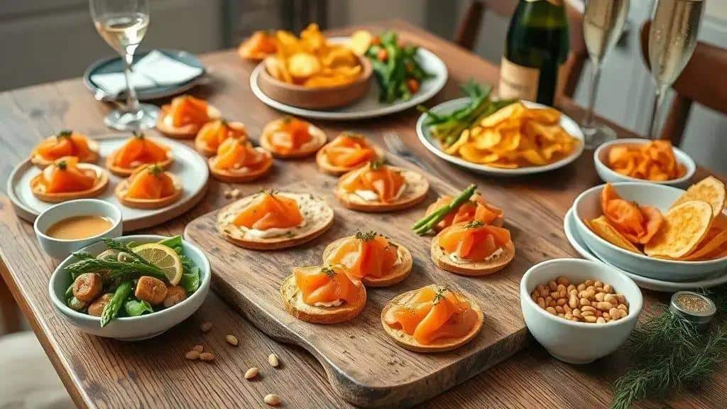 Sugestões de entradas e acompanhamentos para a ceia
