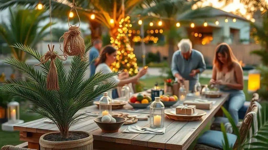 Sustentabilidade e decoração tropical: celebrar com estilo e responsabilidade