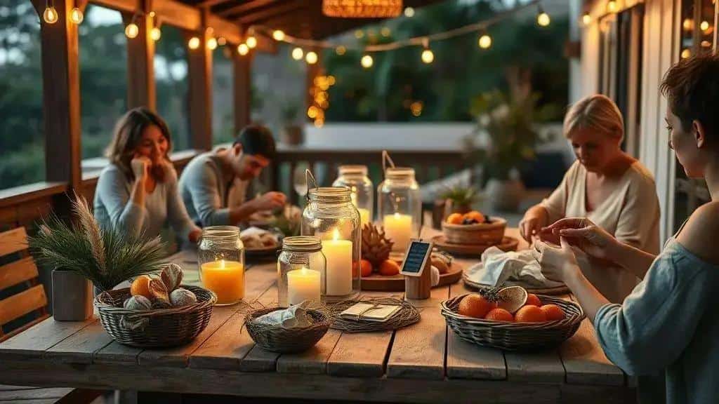 Sustentabilidade e economia: celebrar com baixo custo e criatividade