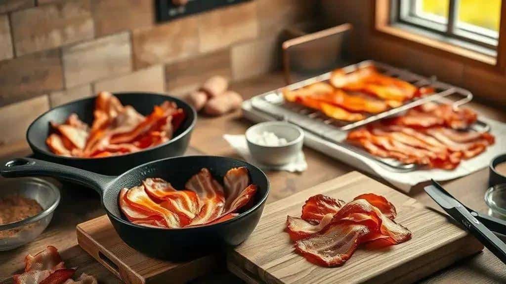 Técnicas para deixar o bacon extra crocante Técnicas para deixar o bacon extra crocante