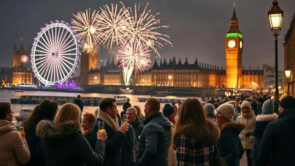 Tradições clássicas do réveillon britânico