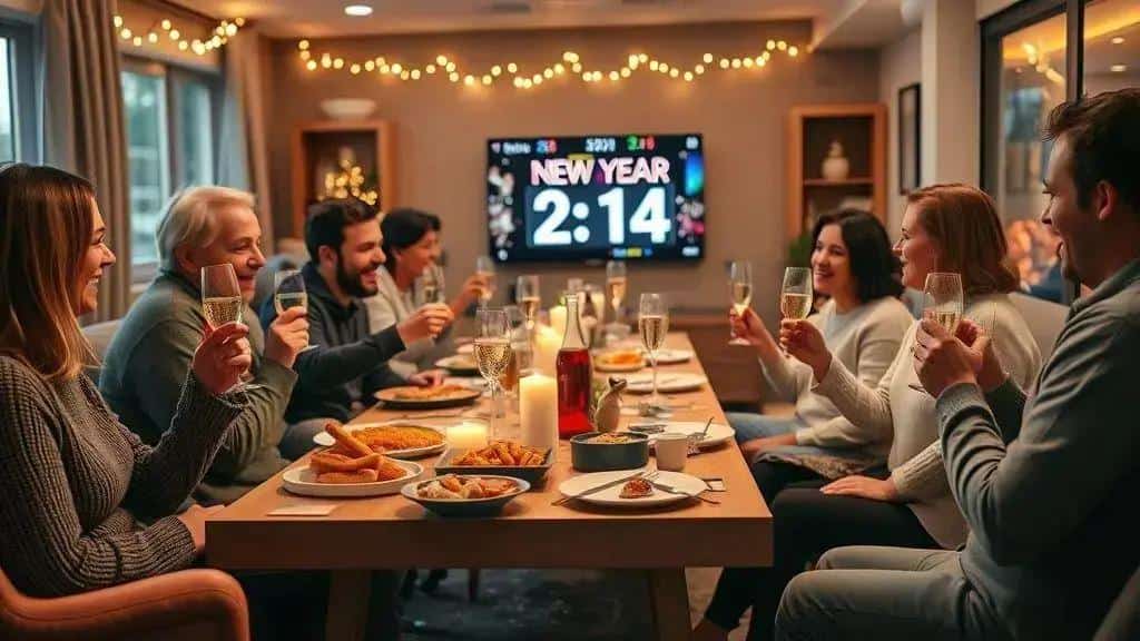 Tradições domésticas: encontros, ceias e as famosas resoluções de ano novo Tradições domésticas: encontros, ceias e as famosas resoluções de ano novo