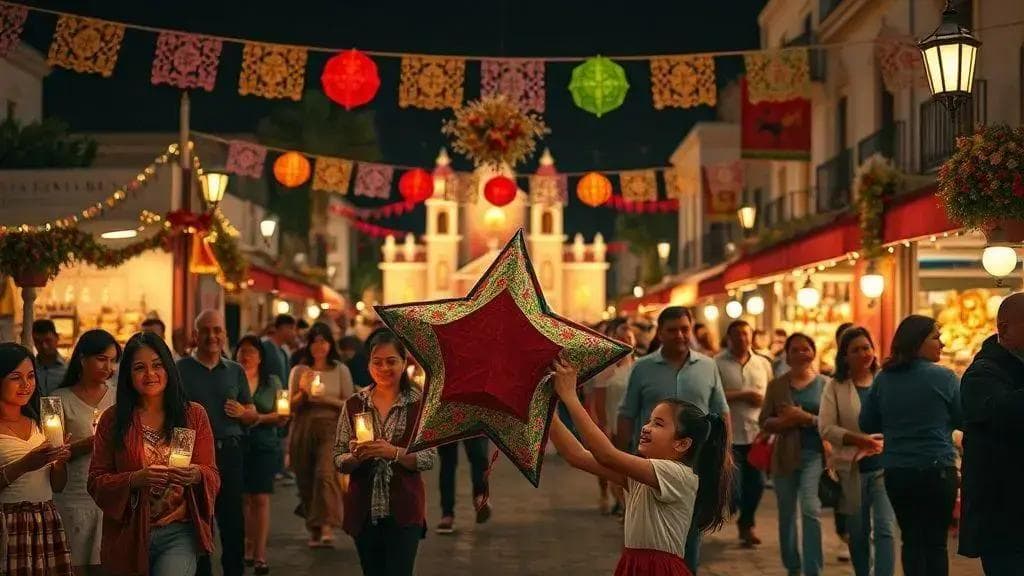 Tradições natalinas mexicanas: posadas, nacimientos e festividades