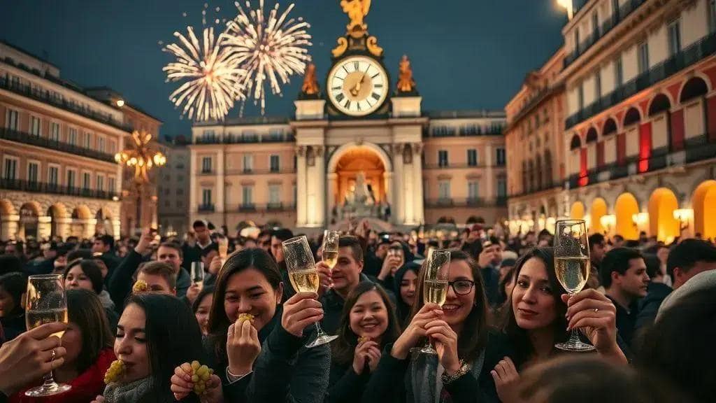 Tradições populares do ano novo na Espanha