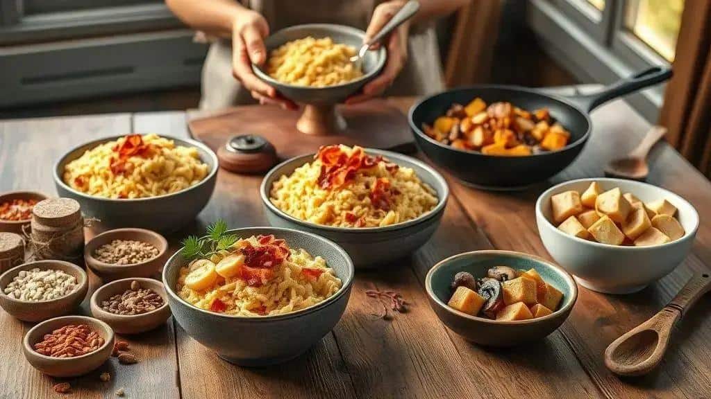 Variações da farofa de bacon crocante Variações da farofa de bacon crocante