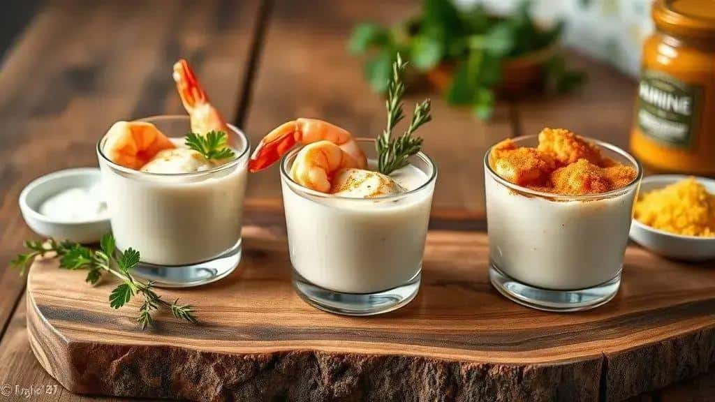 Variações do creme de camarão: versões leves e sofisticadas Variações do creme de camarão: versões leves e sofisticadas