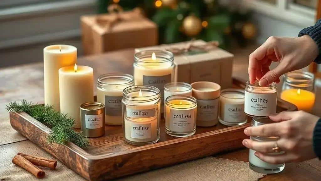 Velas sustentáveis e alternativas sem chama (LED, aromáticas)