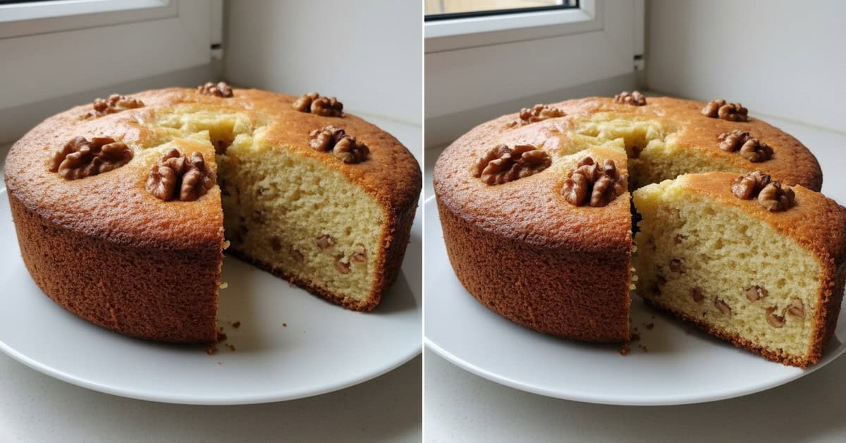 Leia mais sobre o artigo Bolo de Nozes com Recheio de Baba de Moça